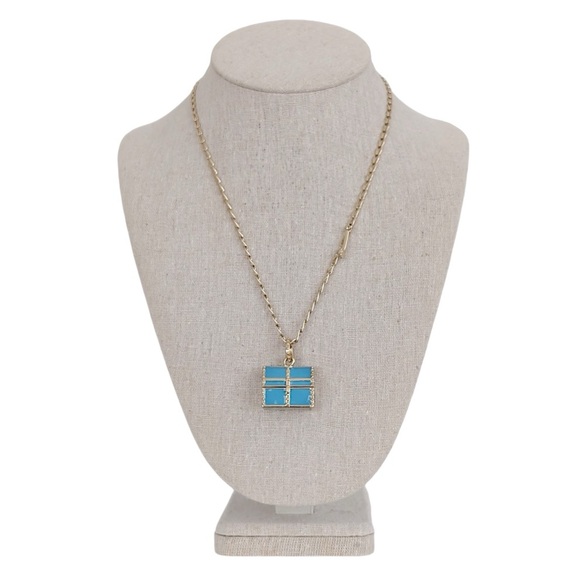 Disney Couture Kidada Jones Tinker Bell Treasure Box Necklace NWOT - Picture 1 of 9